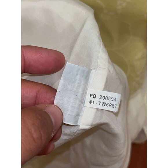 Tommy Bahama Vinatge Y2K  Yellow 100% Silk Floral Wrap Midi Skirt Women's Size 1 - Picture 9 of 10